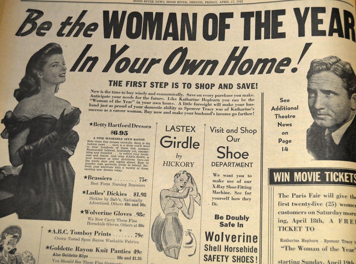 Hood River history Paris Fair ad 1942